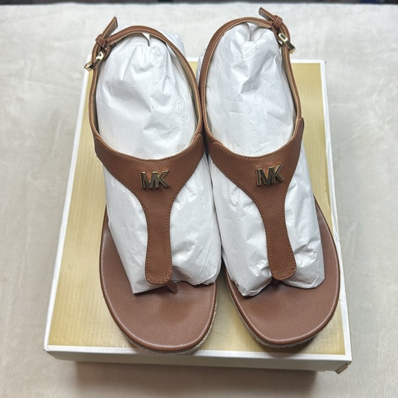 Michael Kors Women's Laney Thong Espadrille Wedge Sandals Size 7.5 - Picture 3 of 7